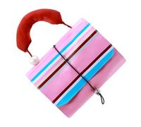 Toiletry Bag, Foldable Toiletry Bag with a Detachable Pouch- This large makeup pouch is reliable and removable divider for the makeup makeup capacity of the organizer, Pink Folding Bag, Se référer au