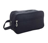 Toiletry Bag for Men, Waterproof Toiletry Bag - Compact Travel Toiletry Bag Organiser, Cosmetic Bag with Portable Handle, Travel Accessories, Toiletry Bag, Large Storage Space, black, see ,