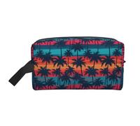 Toiletry Bag for Men Women, Palm tree_AN Travel Toiletry bag Cosmetic bag, Hanging Toiletry Bag Shaving Bag for Travel Accessories