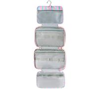 Toiletry Bag for Women 4 Compartments Waterproof Tote with Hook