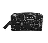 Toiletry Bag for Women and Men Waterproof Cosmetic Bag Travel Makeup Bag Organizer with Handle Mathematical Equation Formula Storage Bag