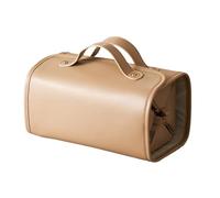 Toiletry Bag for Women - Large Capacity Travel Organizer with Foldable Design | Waterproof Cosmetic Pouch, Detachable Makeup Storage Box, Brush Holder, Bag for Bathroom or Travel