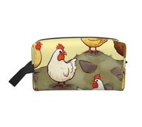Toiletry Bag for Women Men Dopp Kit Travel Makeup Bag Make Up Organizers Cosmetic Bag A Brood of Chickens Hanging Toiletry Bag Shaving Bag with Large Capacity for Travel
