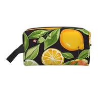 Toiletry Bag for Women Men Dopp Kit Travel Makeup Bag Make Up Organizers Cosmetic Bag Citrus Fruit Pattern Hanging Toiletry Bag Shaving Bag with Large Capacity for Travel