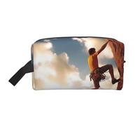 Toiletry Bag for Women Men Dopp Kit Travel Makeup Bag Make Up Organizers Cosmetic Bag Rock Climbing Sports Hanging Toiletry Bag Shaving Bag with Large Capacity for Travel