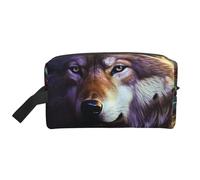 Toiletry Bag for Women Men Dopp Kit Travel Makeup Bag Make Up Organizers Cosmetic Bag Wolves and Dream Catchers Hanging Toiletry Bag Shaving Bag with Large Capacity for Travel