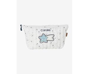 Toiletry Bag in Cotton for Children ecru