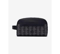 Lacoste Monogram Wash Bag- Black, Black, Men Black
