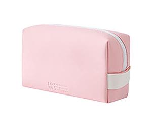 Toiletry Bag Large Capacity Solid Color Waterproof Wash Bag Makeup Cosmetic Organizer for Women Girls Kids Convenient Travel Bag (A)