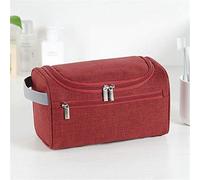 Toiletry Bag Men Hanging Cosmetic Bag Business Makeup Case Women Travel Make Up Zipper Organizer Storage Pouch Toiletry Wash Bath Kit.(Grey)