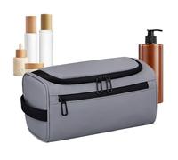 Toiletry Bag, Mens Shower Pouch, Fitness Toiletry Bag, Lightweight and Portable, Waterproof, 25x13x13cm, Black, Gray, for Business Trip, Travel