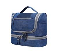 Toiletry Bag Multifunctional Hanging Make Up Bag Travel Organizer Cosmetic Bags Women's Necessaries Case Wash Toiletry(DEEP Blue)