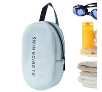 Toiletry Bag - Portable Beach Bag | Eva Compact Hanging Toiletry Kit | Modern Beach Bags, Lightweight and Water Resistant Accessories for Beaches, Pools, Travel, Blue, Please refer to the description