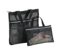 Toiletry Bag | Portable Toiletry Tote with Zipper - Bathroom Bag for Traveling,for Shampoo Cosmetic Sunscreen Makeup Dorm Travel College Beach Cruise, Black, Refer to description, Unisex