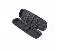 Toiletry Bag Portable Travel Case for Eye Makeup Brushes Eyeshadow Brush Eyeliner Eyebrow Protective Cover Storage Bag(Black)