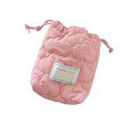 Toiletry Bag Quilted Makeup Bag Drawstring Cosmetic Bag Camera Storage Bag Lovely Cosmetic Brush Case for Woman Girls Makeup Bag Wash Bag Camera Storage Bag Cosmetic Bag Camera Protective Case