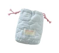 Toiletry Bag Quilted Makeup Bag Drawstring Cosmetic Bag Camera Storage Bag Lovely Cosmetic Brush Case for Woman Girls Makeup Bag Wash Bag Camera Storage Bag Cosmetic Bag Camera Protective Case