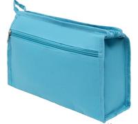 Toiletry Bag Wash Bag 28 x 18 x 8.5 cm Beauty Bag with Zip Front Pocket in 6 Colours Foldable Lightweight for Air Travel and Holiday Travel, turquoise, Modern