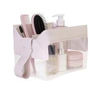 Toiletry Bag with Magnetic Closure, Clear Makeup Storage Travel Organizer, Leak Resistant Cosmetics Pouch, Business Trip Pouch, Vacation Wash Bag, Home Vanity Case for Bathroom Women Men