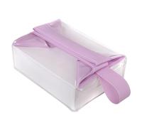 Toiletry Bag with Magnetic Closure - Travel Makeup Holder for Organising - Small Cosmetic Bag | For Bathroom Vanity Travel Vacation Men Women Travellers, purple, Please refer to the description