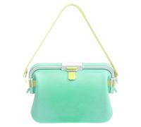 Toiletry Carry Bag, Light Green Large | Silicone Swim Gear Organiser with Structured Clasp Top, Pool Locker Daily Shower Storage