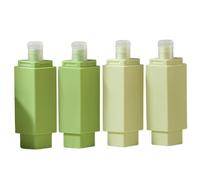 Toiletry Containers - PP & PE, Travel Shampoo Bottles 5 X 5 X 12.7Cm, Waterproof Design | Refillable Travel Bottle Set, Shampoo Toiletry Containers, Revita