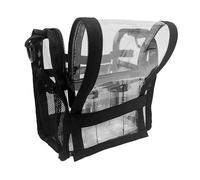 Toiletry Cosmetic Bag - Clear Waterproof Large Capacity Organizer - Cosmetics Toiletry Bag Travel Carrier | for Brushes Facial Cleanser Lotion Liquid Foundation