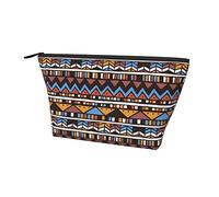 Toiletry Pouch Southwestern Aztec Native American Pattern Makeup Bags for Women Cosmetics Carrying Bag Makeup Storage, Lightweight Toiletry Organizer Bags with Zipper