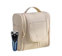 Toiletry Travel Bag, Waterproof Makeup Organizer, Spacious Cosmetic Case, Unisex Travel Pouch, Multi Compartment Storage, Portable Hygiene Kit, Sturdy Polyester Design, 9.45 Inches