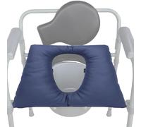 Toilettensitzkissen aus PU-Leder - 8 cm Extra Dicke Toilettensitzerhöhung - Weich gepolsterte WC-Sitzauflage für Senioren, Schwangere & Kinder - Wasserdicht, Rutschfest & Waschbar