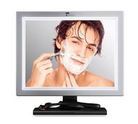 ToiletTree Products Deluxe LED Fogless Shower Mirror with Squeegee