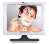 ToiletTree Products Deluxe LED Fogless Shower Mirror with Squeegee