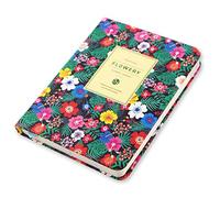 ToiM Pocket-Size Flowery Journal, Planner Notebook for Women or Girls, Calendar Schedule Organizer (B)
