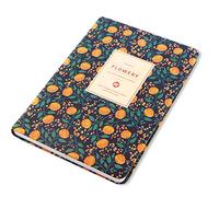 ToiM Pocket-Size Flowery Journal, Planner Notebook for Women or Girls, Calendar Schedule Organizer (O)