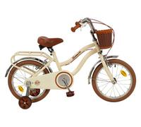 Toimsa 16" Vintage Childrens Bicycle - Beige - W/ Removable Stabiliser