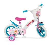 Toimsa Paw Patrol 12" Childrens Bicycle - White - W/ Fixed Rear Wheel