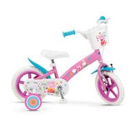 Toimsa Peppa Pig 12" Childrens Bicycle W/ Fixed Rear Wheel