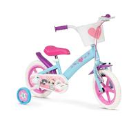 Toimsa Pets 12 inch Bicycle/Kids Bike learn to ride outdoors, with training wheel stabilisers and mudguard, for children/youth age 3-5 Years, Pink
