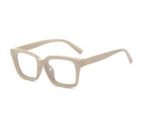 TOIPASTN Anti Blue Light Glasses Large Frame Transparent Eyeglasses(C6)