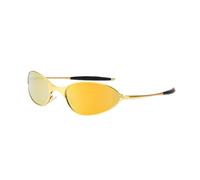 TOIPASTN Polarizing Glasses Alloy Frame Anti-uv Sunglasses(Gold Porn)