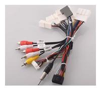 Toiumops Wiring Harness for Nissan Qashqai Xtrail Tiida Bluebird, 16pin for Android Car Radio Stereo Wiring Harness Cable Adapter