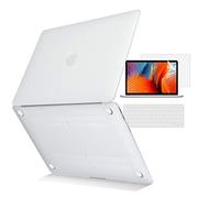 TOJIA MacBook Pro 13 inch Case A2159 A1989 A1706 A1988 A1708 2019 2018 2017 2016 Release, Plastic Hard Shell Compatible with MacBook Pro 13 Case, White