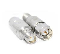 TOJOIN 2PCS SMA Male to SMA Female Attenuator 8GHZ 2W 50ohm SMA Attenuator RF Coaxial Attenuator (2W 8G 6dB-2pcs)