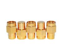 TOJOIN 5 pcs SMA Male Load/RF Termination Load DC to 18GHZ Coaxial SMA Terminators Load Plug RF Test Equipment Connector Adapter 50 Ohm 0.25W VSWR ≤1.3 Standard of MIL-C-39012、GB11313