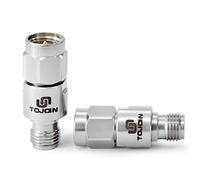 TOJOIN DC Block in-Line SMA Male to SMA Female RF Coaxial Adapter 10MHz-26.5GHz, 50 Ohms Impedance Connector Blocks DC Voltage from Your Radio or RF Test Equipment 2 PCS