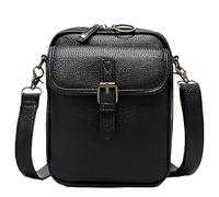 Tojoyride Crossbody Bag, Urvashi Crossbody Bag for Women, 2025 Upgraded Vintage Anti-Theft Leather Purse (Black)