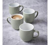 Tok Mark Traders Everyday Glossy Set of 4 Tea Coffee Mugs Cups Kitchenware Quality Stoneware Hot Drink Mug Set