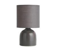 Tok Mark Traders Hera Ceramic Table Lamp Table Lamp Contemporary Design Bedside Lamp Desk Lamp Home Decoration Office Lamp Shade Christmas Valentne Gift - Grey