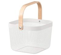 Tok Mark Traders RISATORP Basket, white, 25x26x18 cm for home & office use. Storage boxes & baskets. Small storage & organisers. Storage & organisation