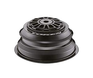 Token Feather Tax Rate Black 1 1/8 inch